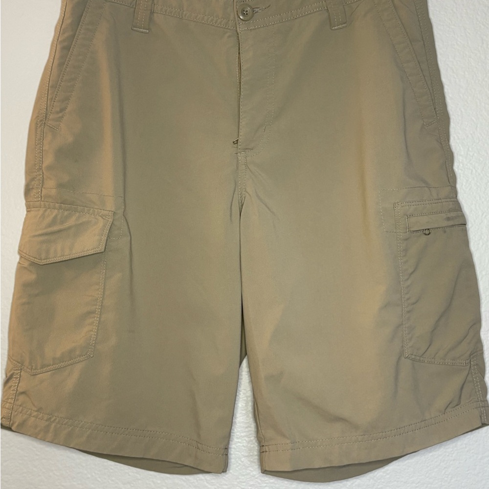 George Tan Cargo Shorts with Relaxed Fit